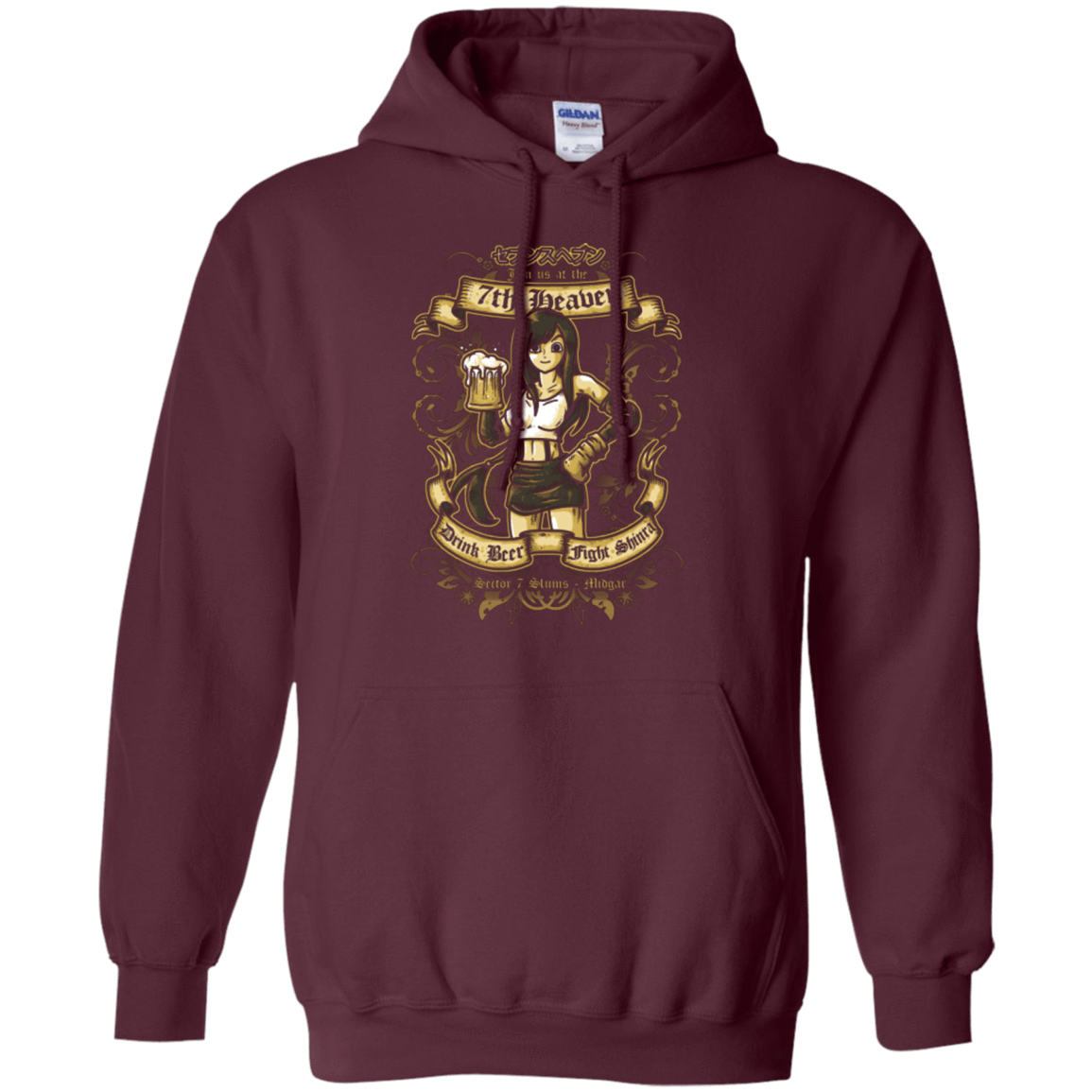 Sweatshirts Maroon / Small 7TH HEAVEN Pullover Hoodie