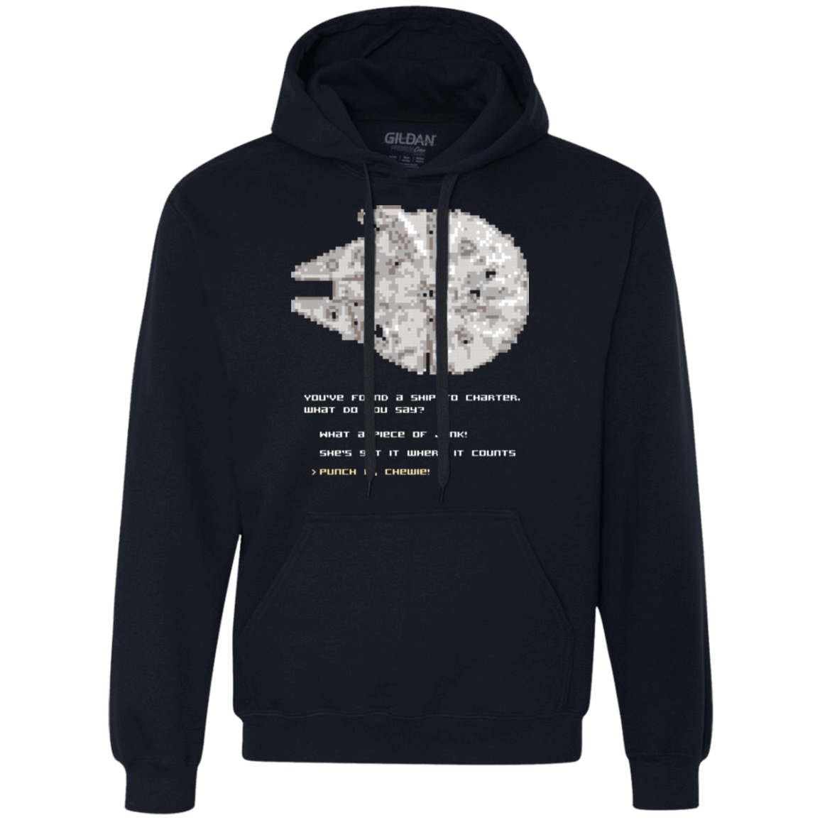 Sweatshirts Navy / Small 8-Bit Charter Premium Fleece Hoodie