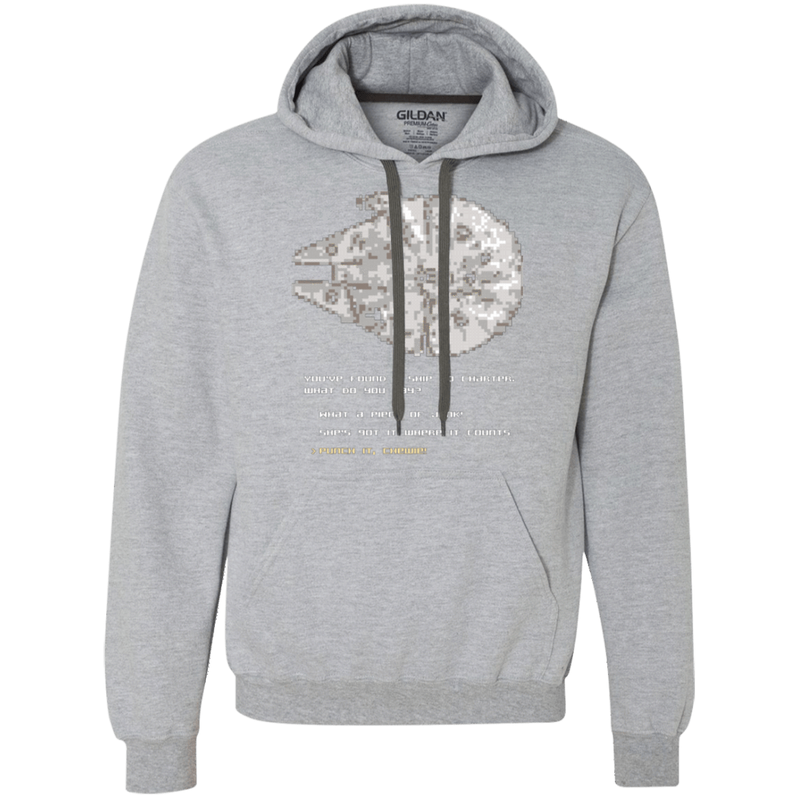 Sweatshirts Sport Grey / Small 8-Bit Charter Premium Fleece Hoodie