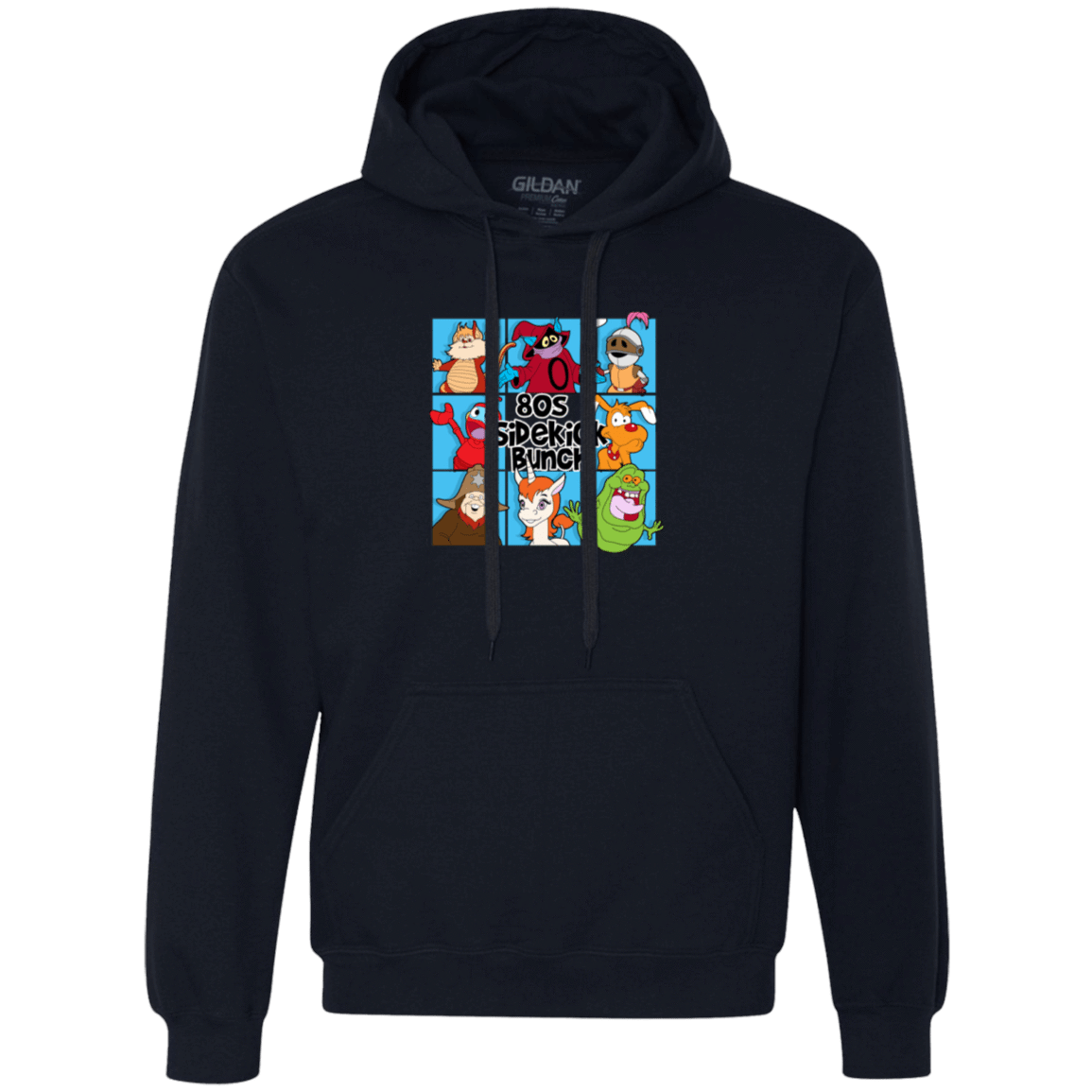 Sweatshirts Navy / S 80s Sidekick Bunch Premium Fleece Hoodie