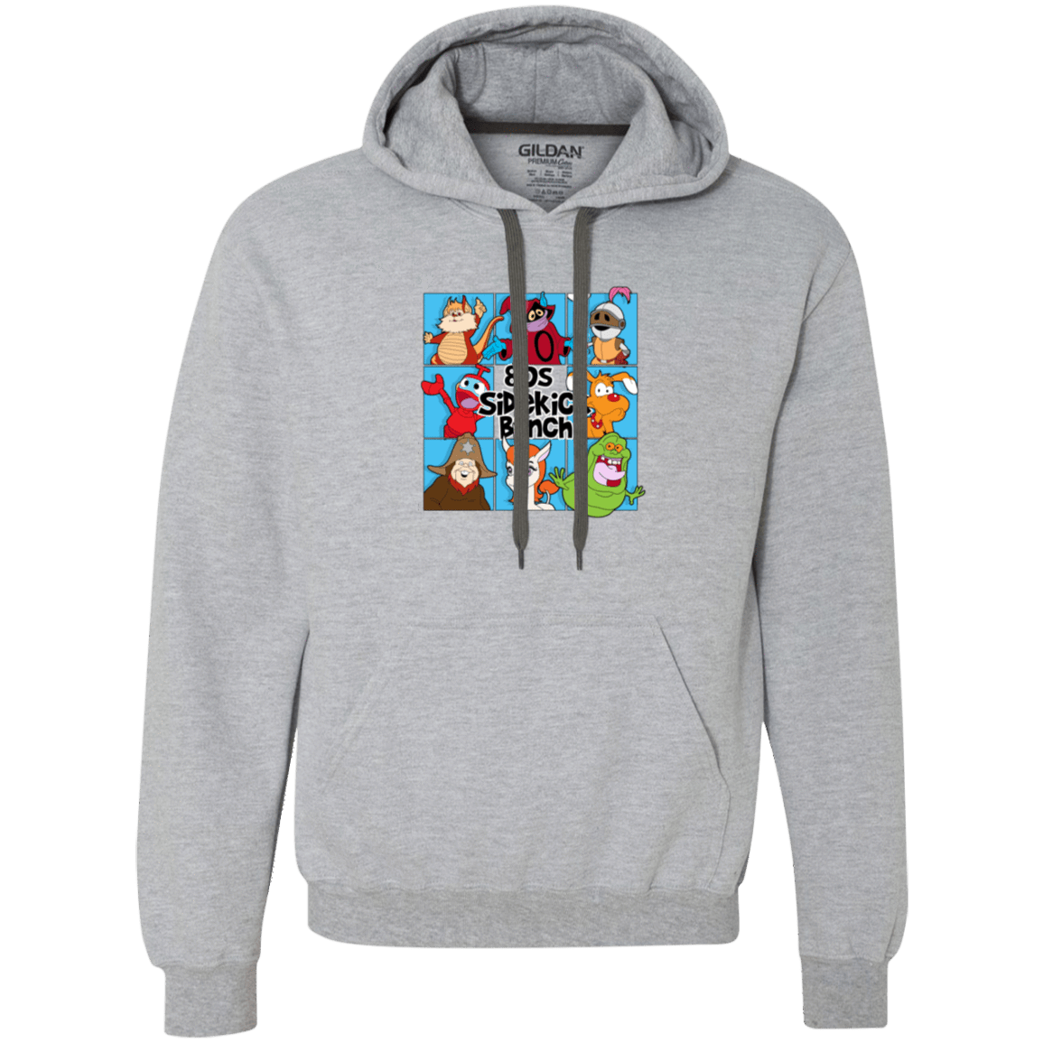 Sweatshirts Sport Grey / XL 80s Sidekick Bunch Premium Fleece Hoodie