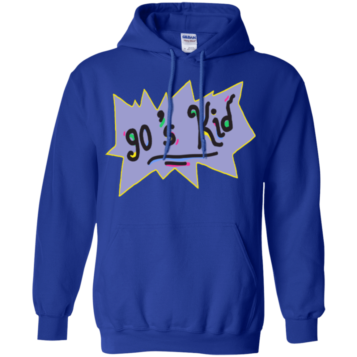 Sweatshirts Royal / Small 90's Kid Pullover Hoodie
