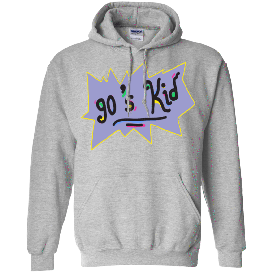 Sweatshirts Sport Grey / Small 90's Kid Pullover Hoodie