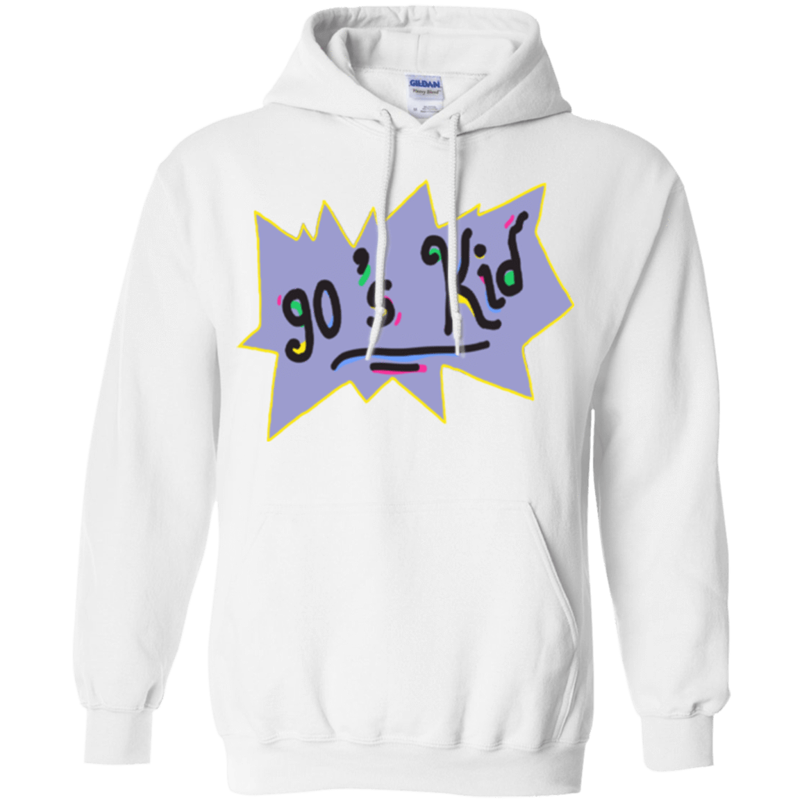 Sweatshirts White / Small 90's Kid Pullover Hoodie