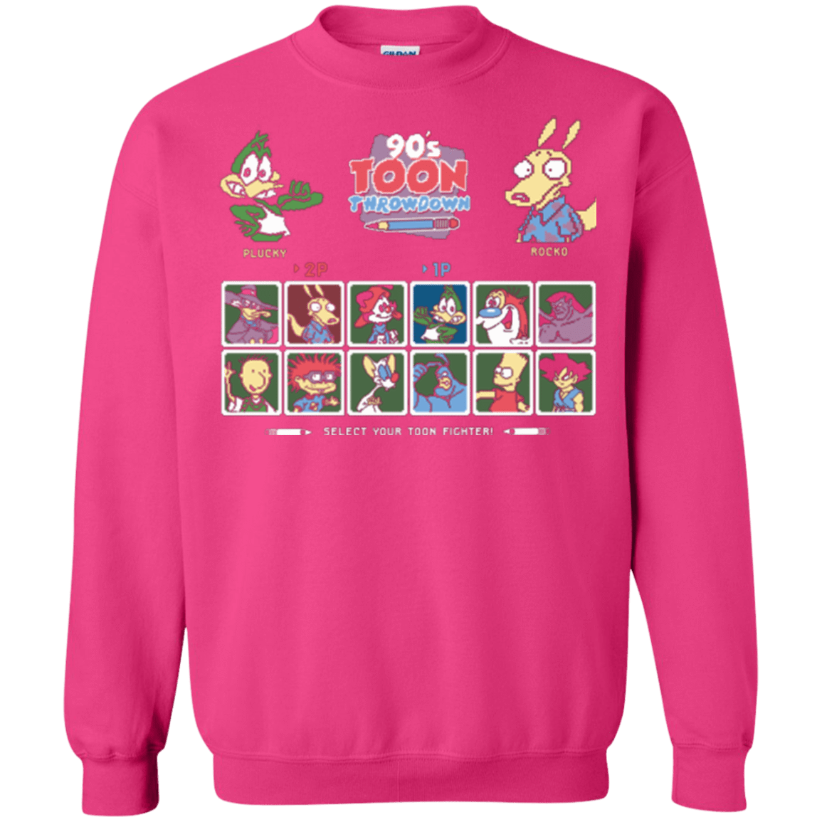 Sweatshirts Heliconia / Small 90s Toon Throwdown Crewneck Sweatshirt