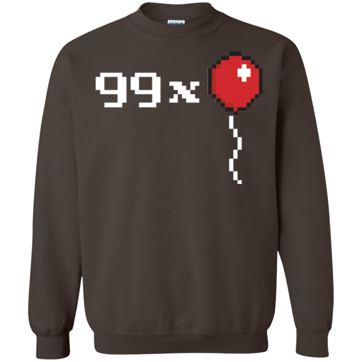 Sweatshirts Dark Chocolate / Small 99x Balloon Crewneck Sweatshirt