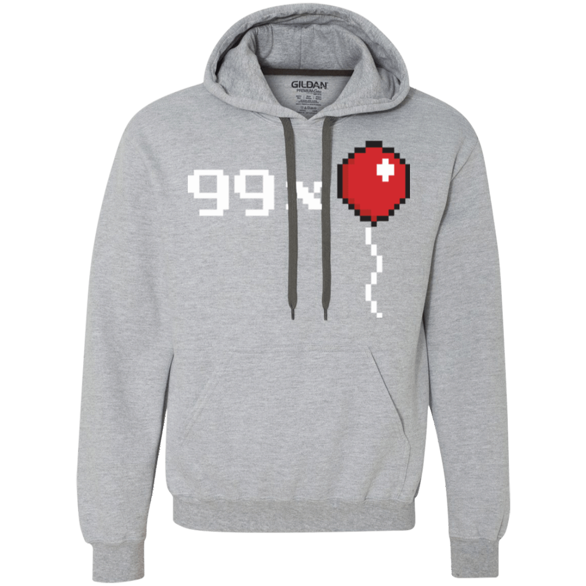 Sweatshirts Sport Grey / Small 99x Balloon Premium Fleece Hoodie