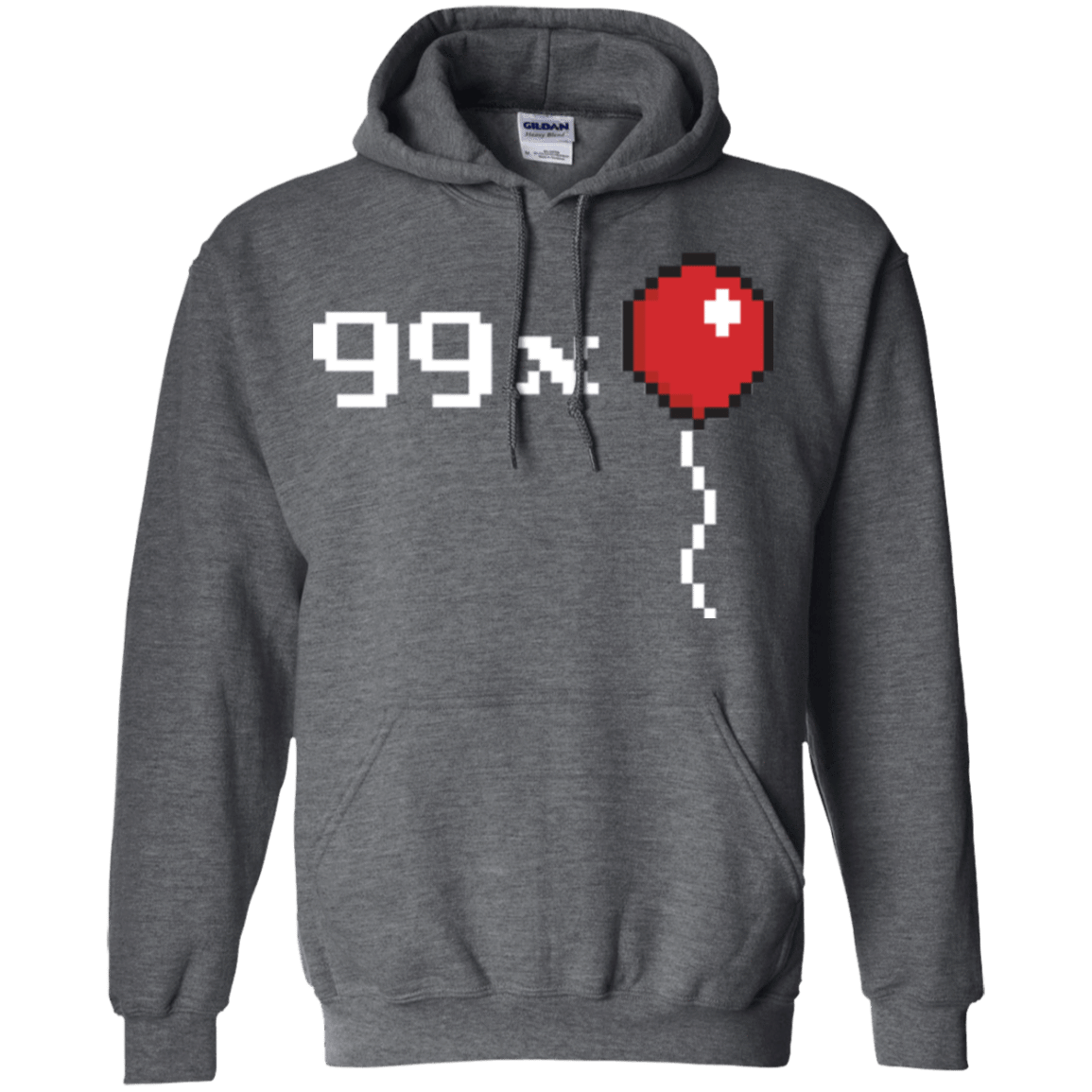 Sweatshirts Dark Heather / Small 99x Balloon Pullover Hoodie