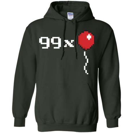 Sweatshirts Forest Green / Small 99x Balloon Pullover Hoodie