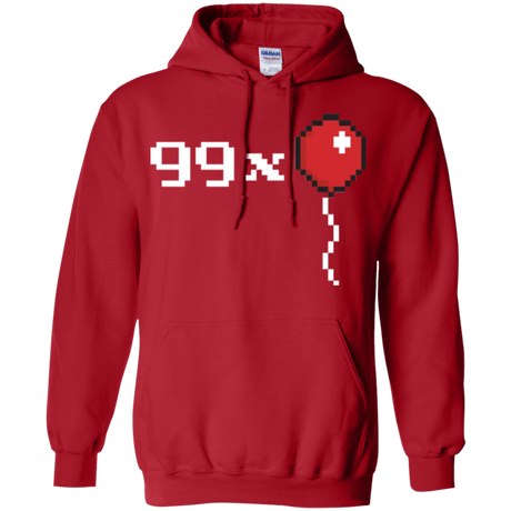 Sweatshirts Red / Small 99x Balloon Pullover Hoodie