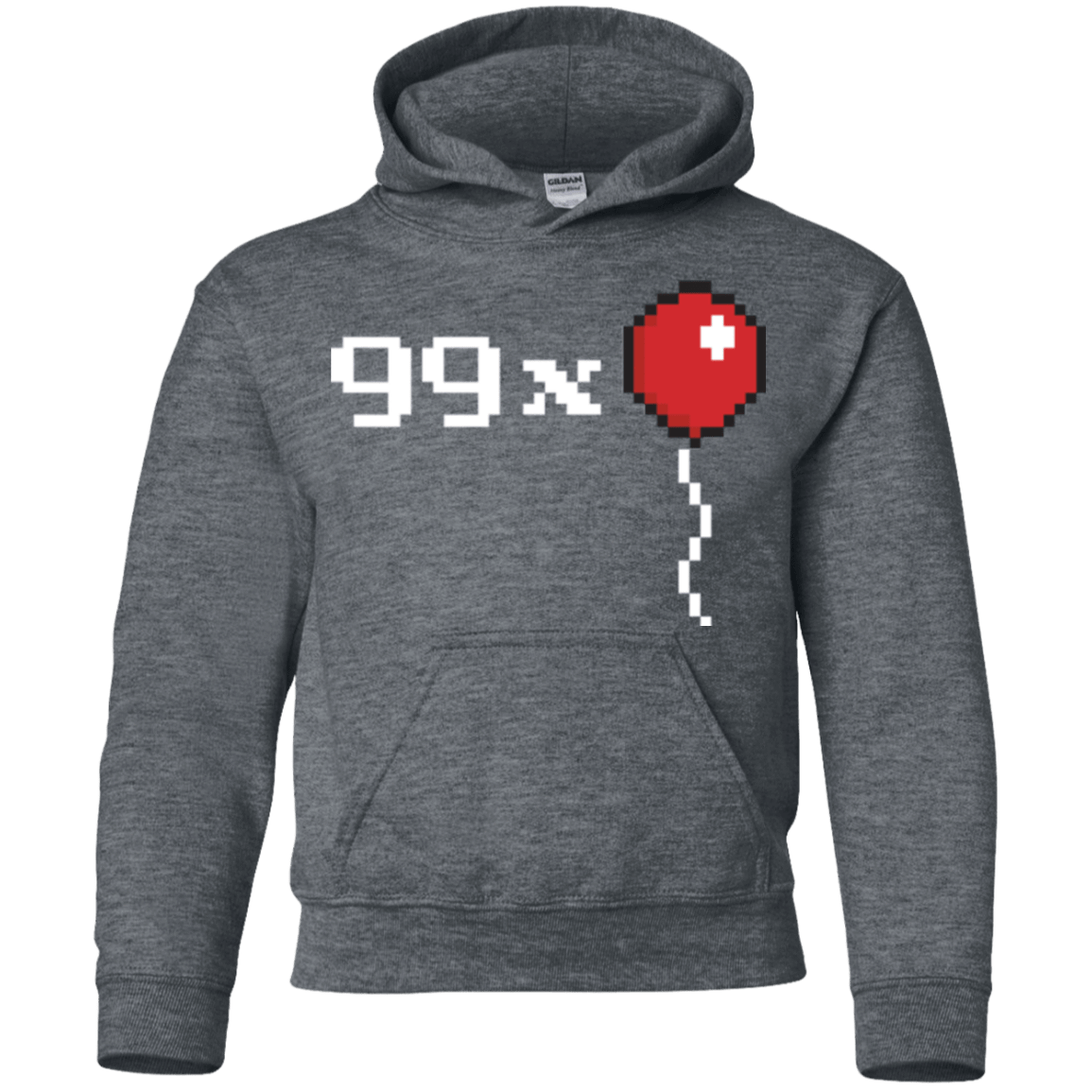 Sweatshirts Dark Heather / YS 99x Balloon Youth Hoodie