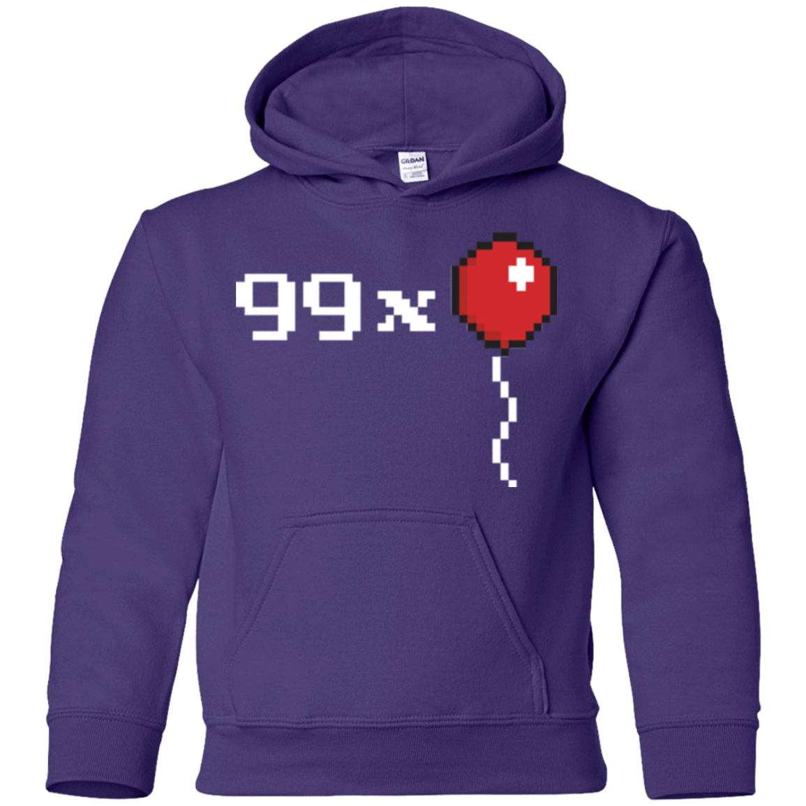 Sweatshirts Purple / YS 99x Balloon Youth Hoodie
