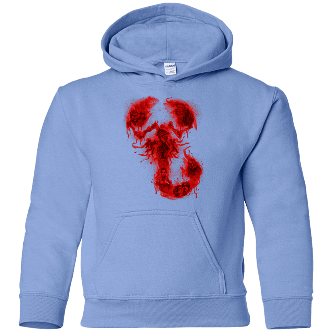 Sweatshirts Carolina Blue / YS A Dreadful Symbol Youth Hoodie