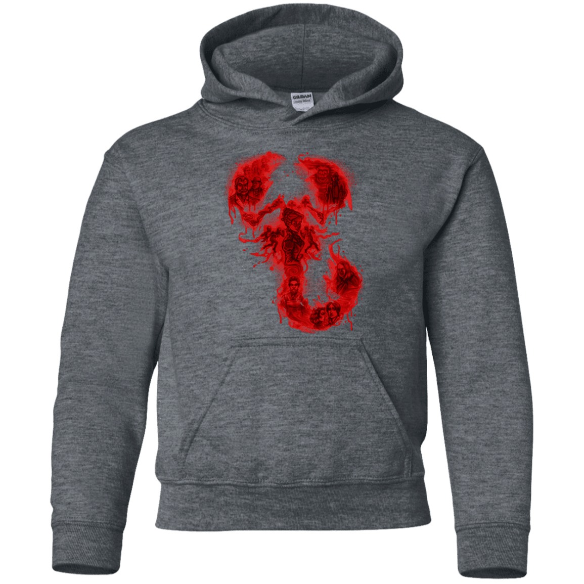 Sweatshirts Dark Heather / YS A Dreadful Symbol Youth Hoodie
