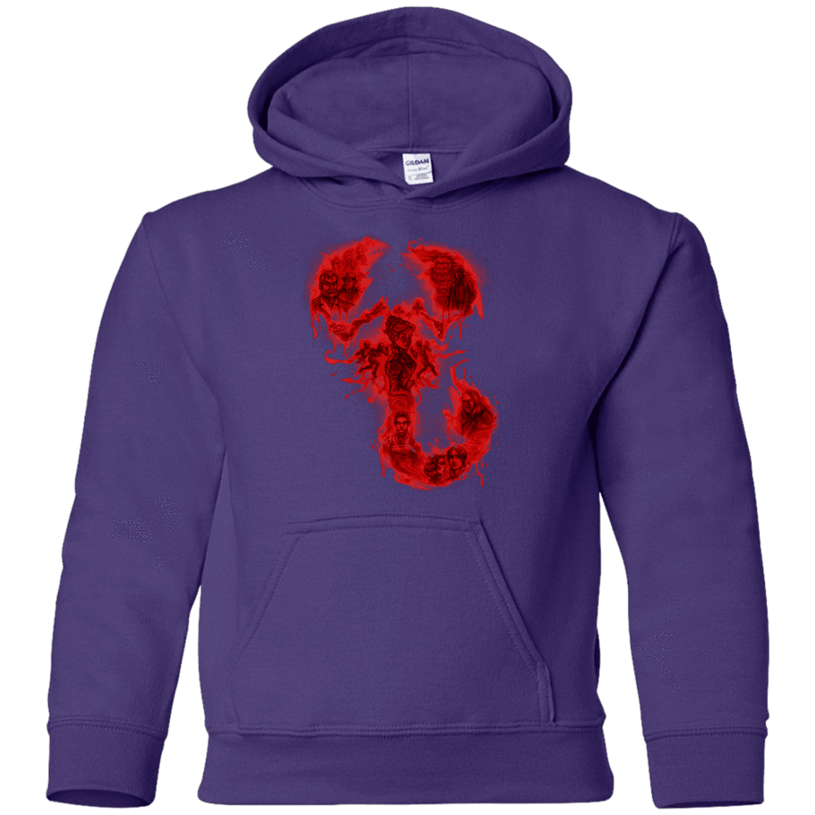 Sweatshirts Purple / YS A Dreadful Symbol Youth Hoodie