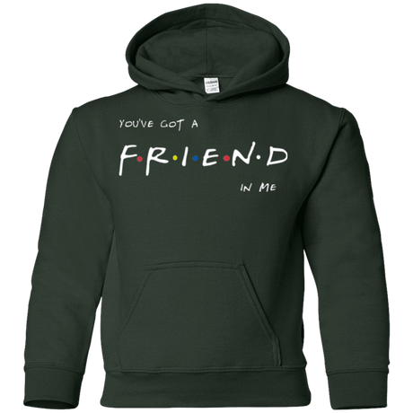Sweatshirts Forest Green / YS A Friend In Me Youth Hoodie