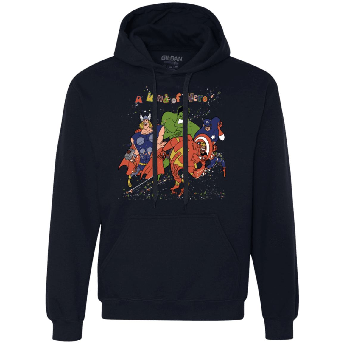 Sweatshirts Navy / S A kind of heroes Premium Fleece Hoodie