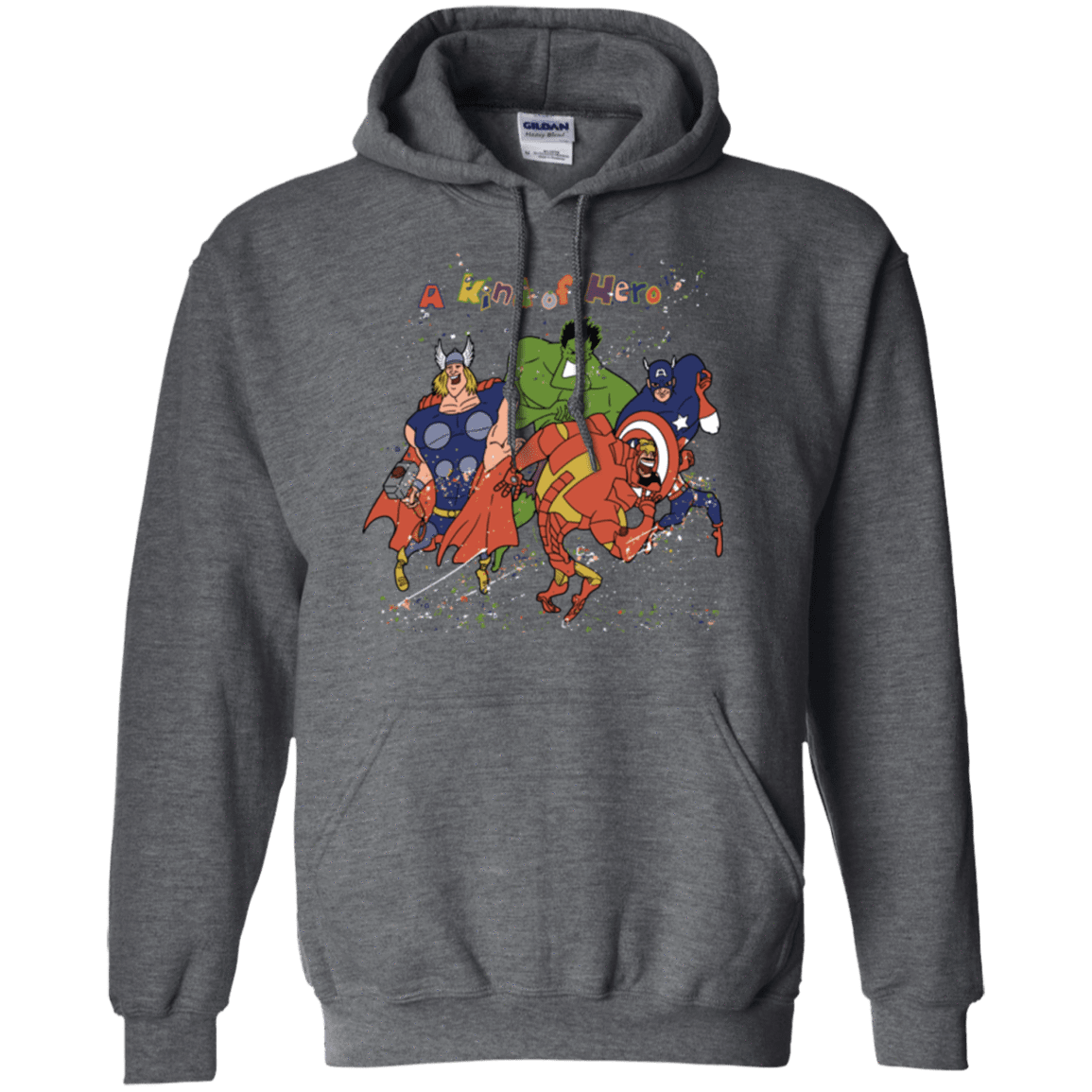 Sweatshirts Dark Heather / S A kind of heroes Pullover Hoodie
