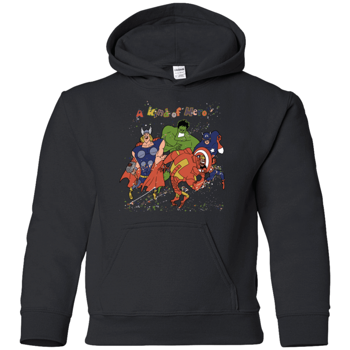 Sweatshirts Black / YS A kind of heroes Youth Hoodie