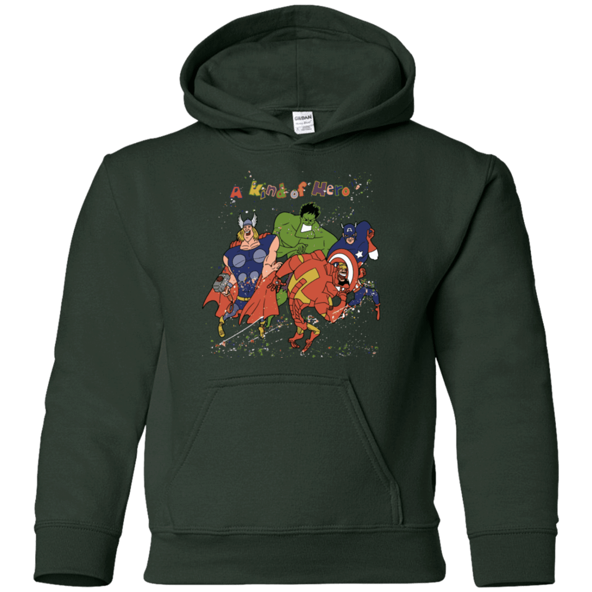 Sweatshirts Forest Green / YS A kind of heroes Youth Hoodie