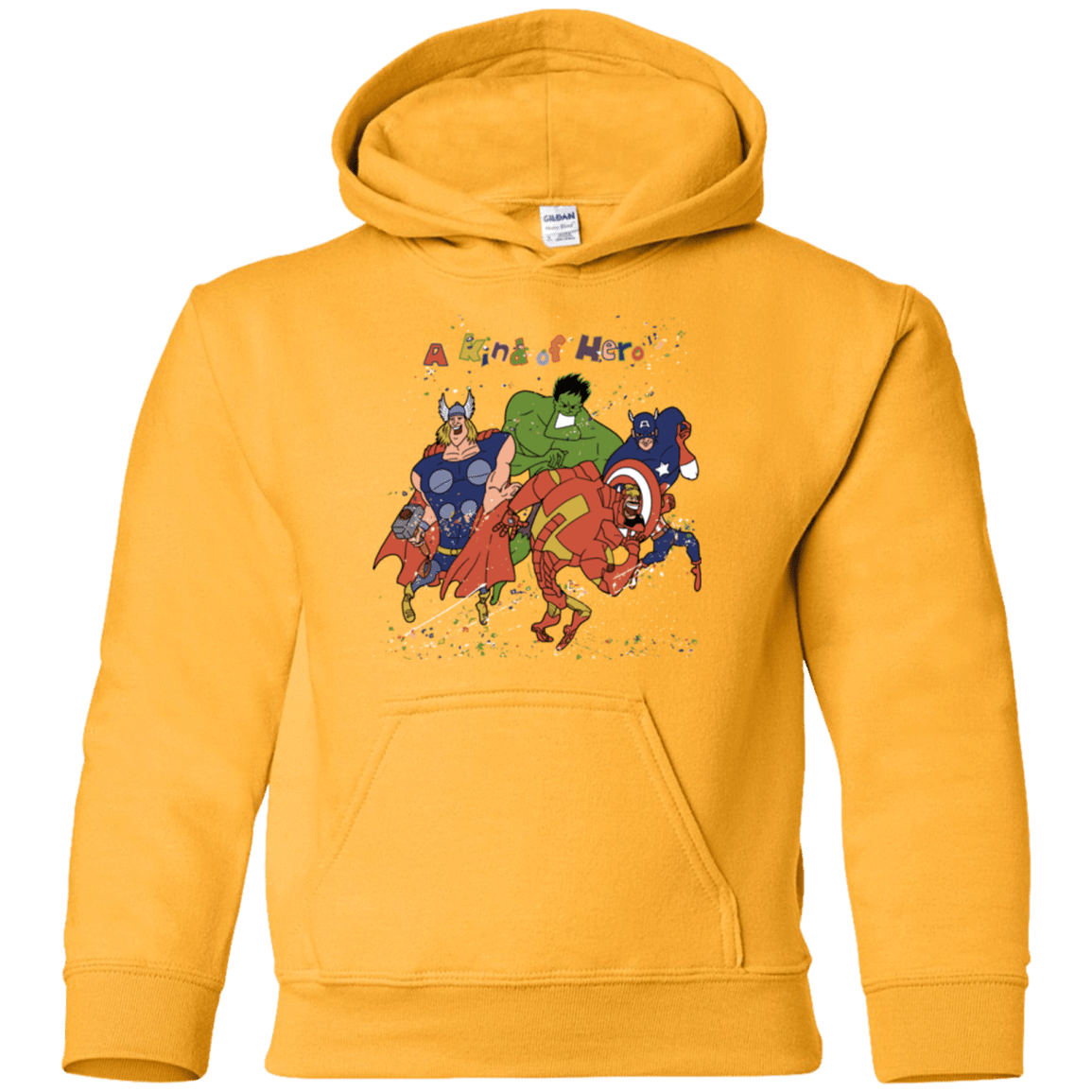 Sweatshirts Gold / YS A kind of heroes Youth Hoodie