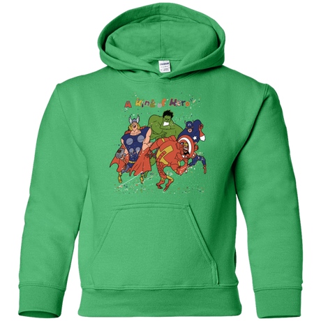 Sweatshirts Irish Green / YS A kind of heroes Youth Hoodie