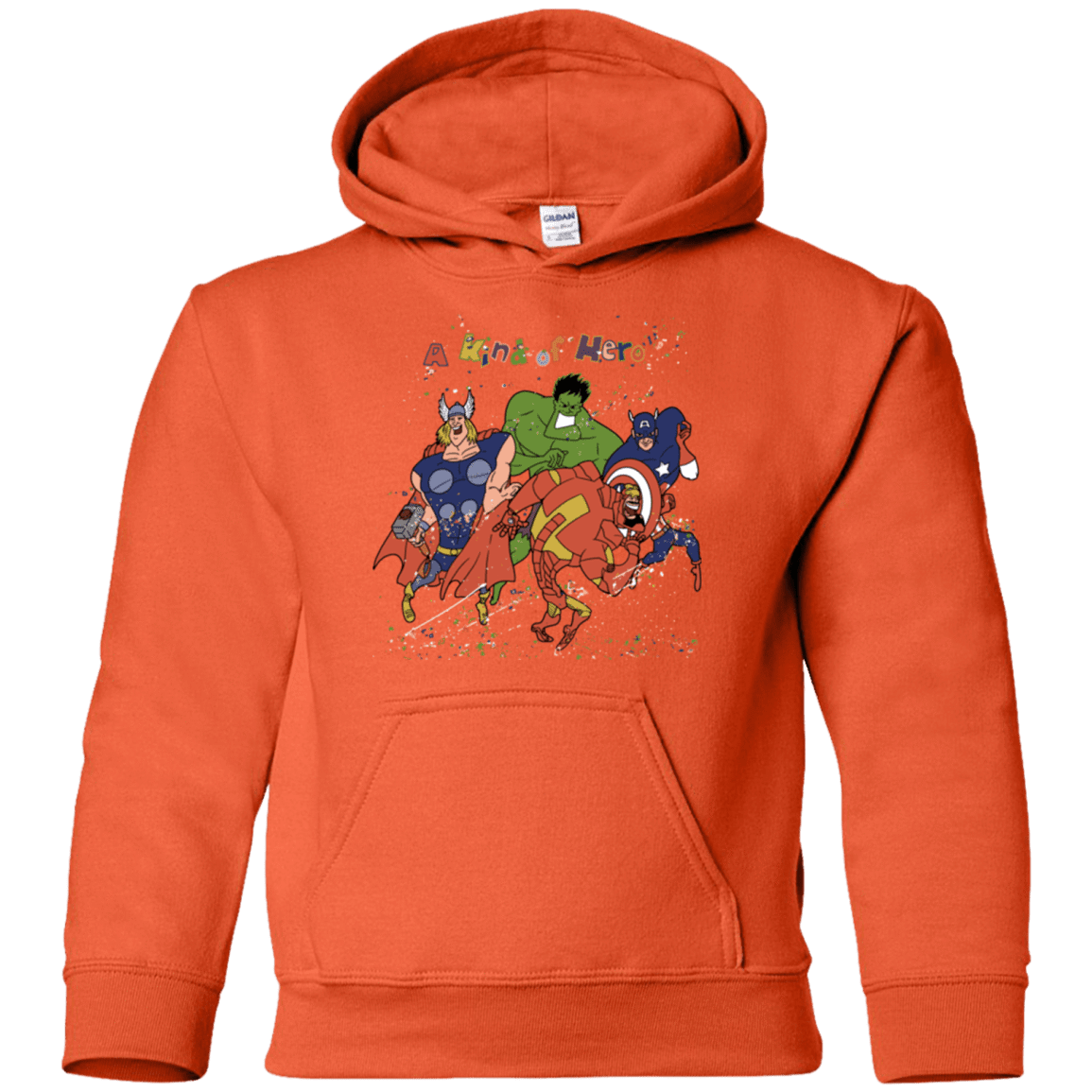 Sweatshirts Orange / YS A kind of heroes Youth Hoodie