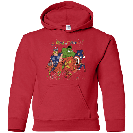 Sweatshirts Red / YS A kind of heroes Youth Hoodie