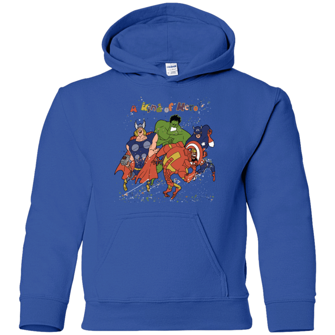Sweatshirts Royal / YS A kind of heroes Youth Hoodie