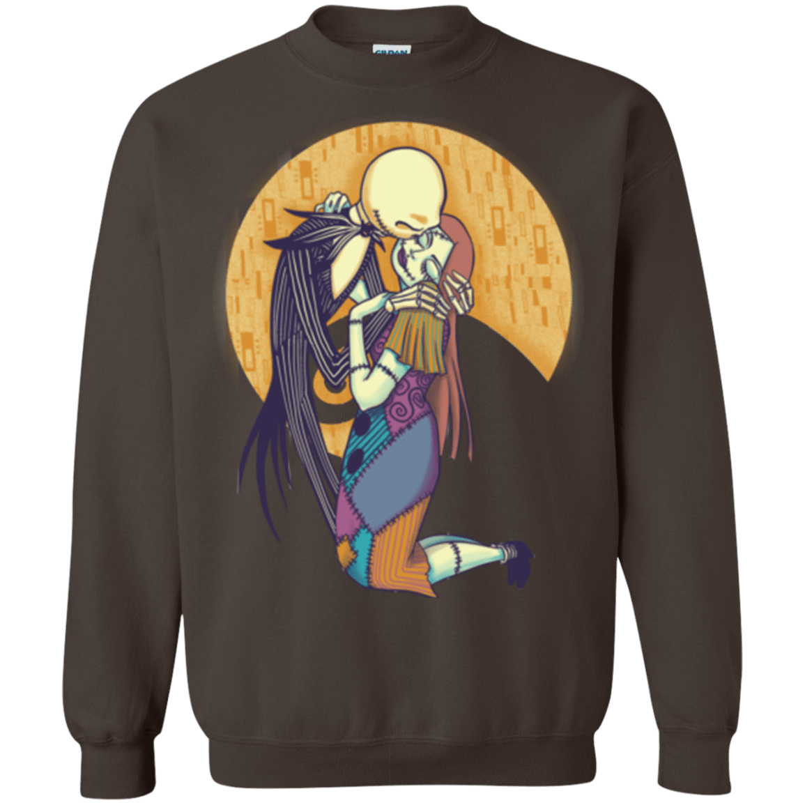 Sweatshirts Dark Chocolate / Small A Kiss Before Christmas Crewneck Sweatshirt