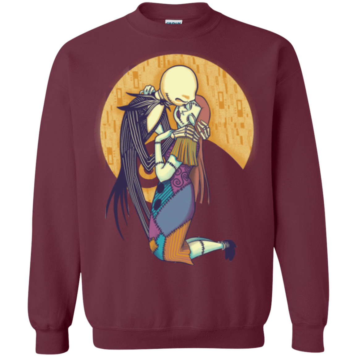 Sweatshirts Maroon / Small A Kiss Before Christmas Crewneck Sweatshirt