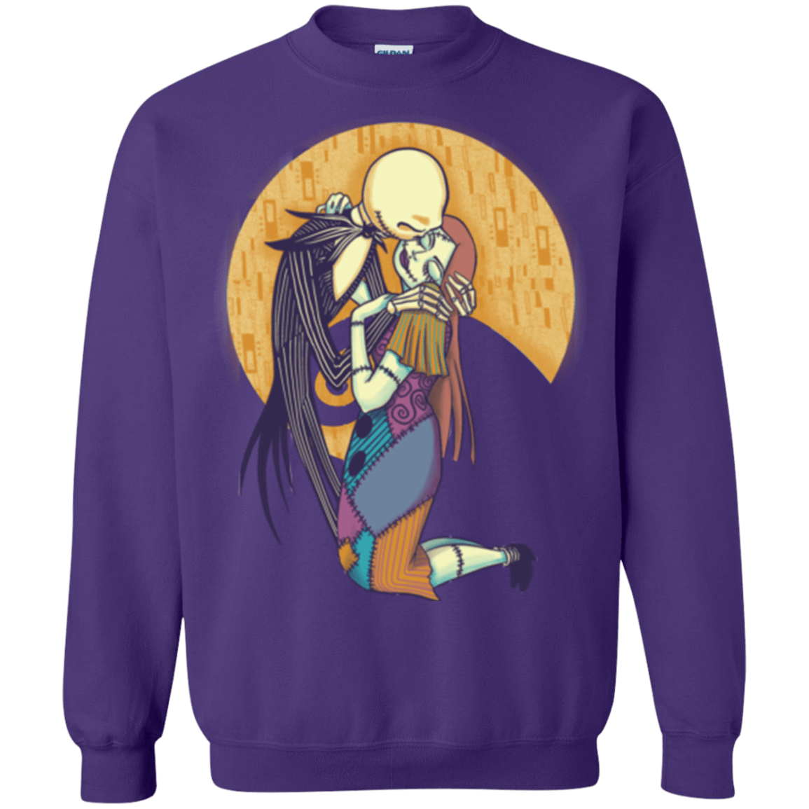 Sweatshirts Purple / Small A Kiss Before Christmas Crewneck Sweatshirt