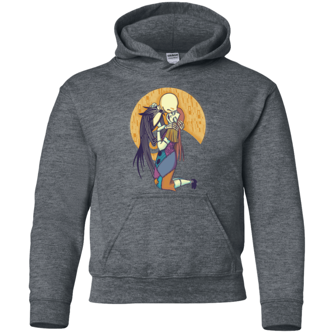 Sweatshirts Dark Heather / YS A Kiss Before Christmas Youth Hoodie