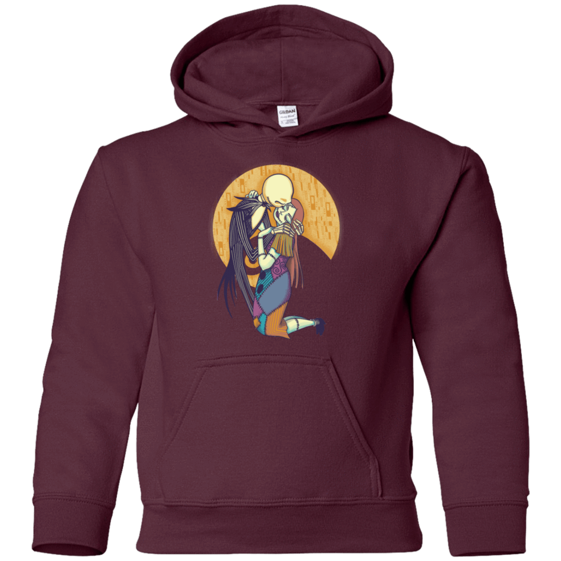 Sweatshirts Maroon / YS A Kiss Before Christmas Youth Hoodie