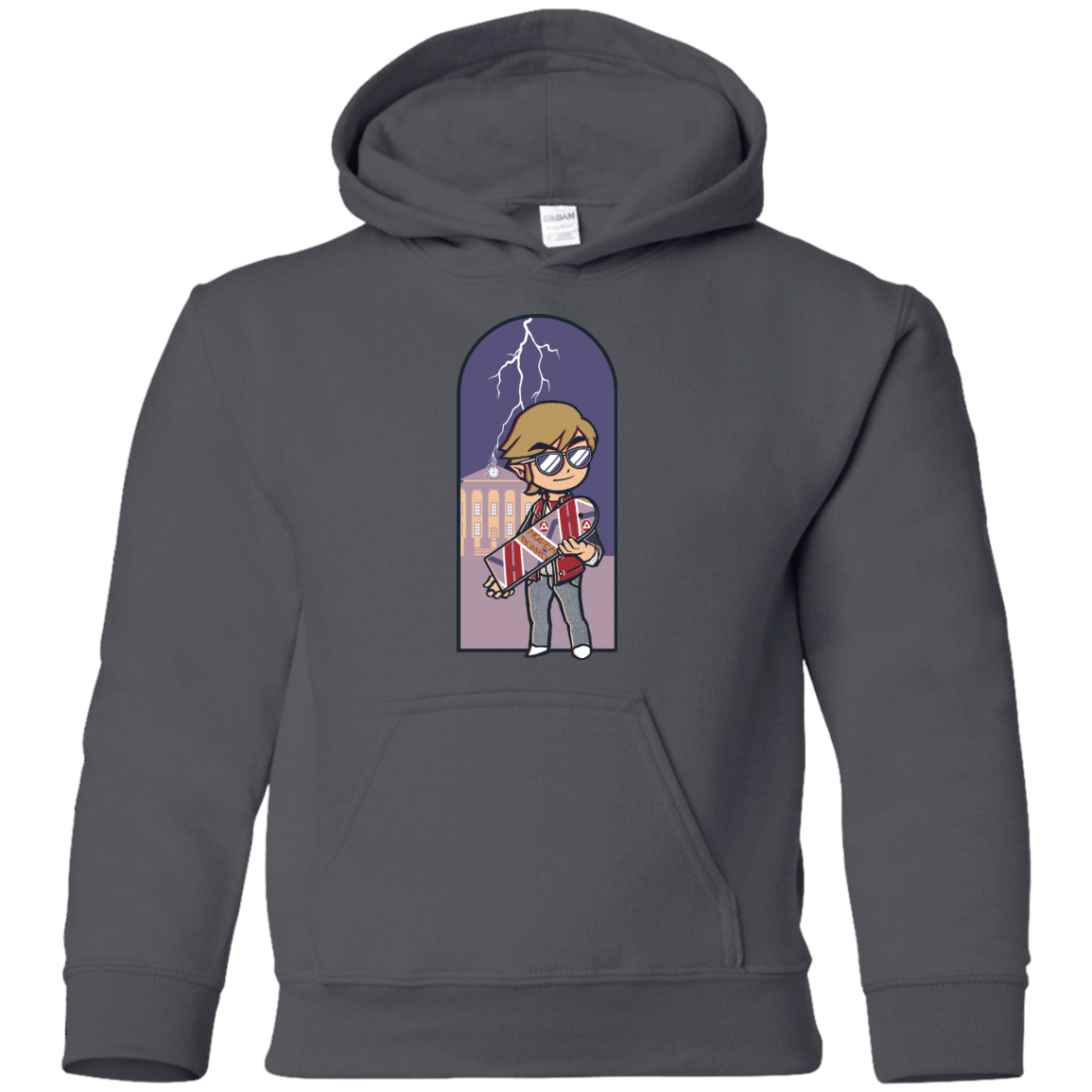 Sweatshirts Charcoal / YS A Link to The Future Youth Hoodie