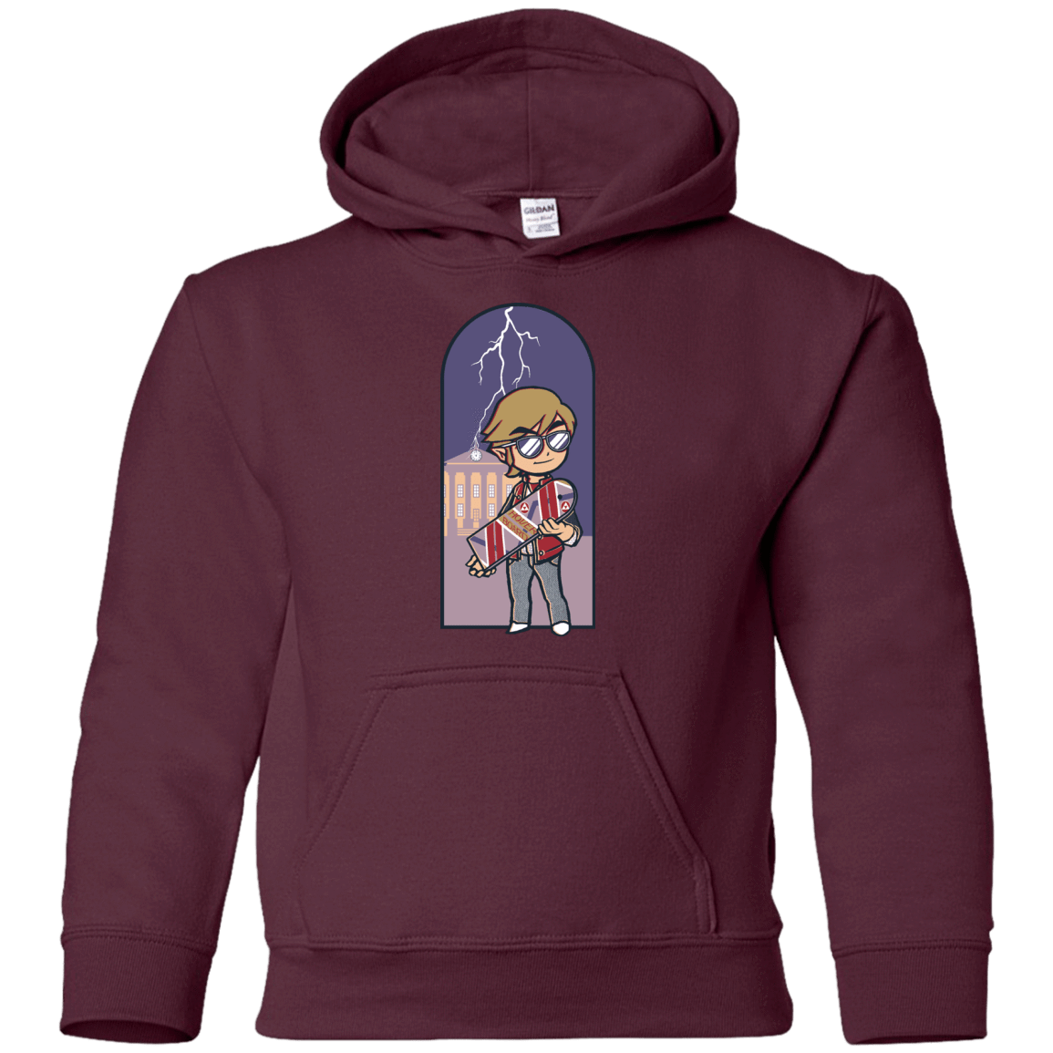 Sweatshirts Maroon / YS A Link to The Future Youth Hoodie