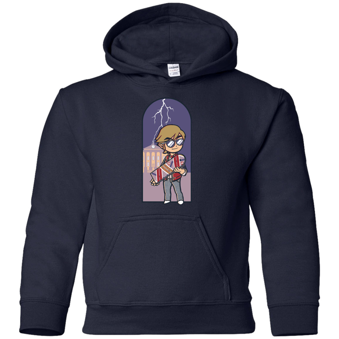 Sweatshirts Navy / YS A Link to The Future Youth Hoodie