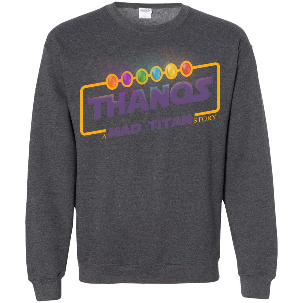 Sweatshirts Dark Heather / S A Mad Titan Story Crewneck Sweatshirt