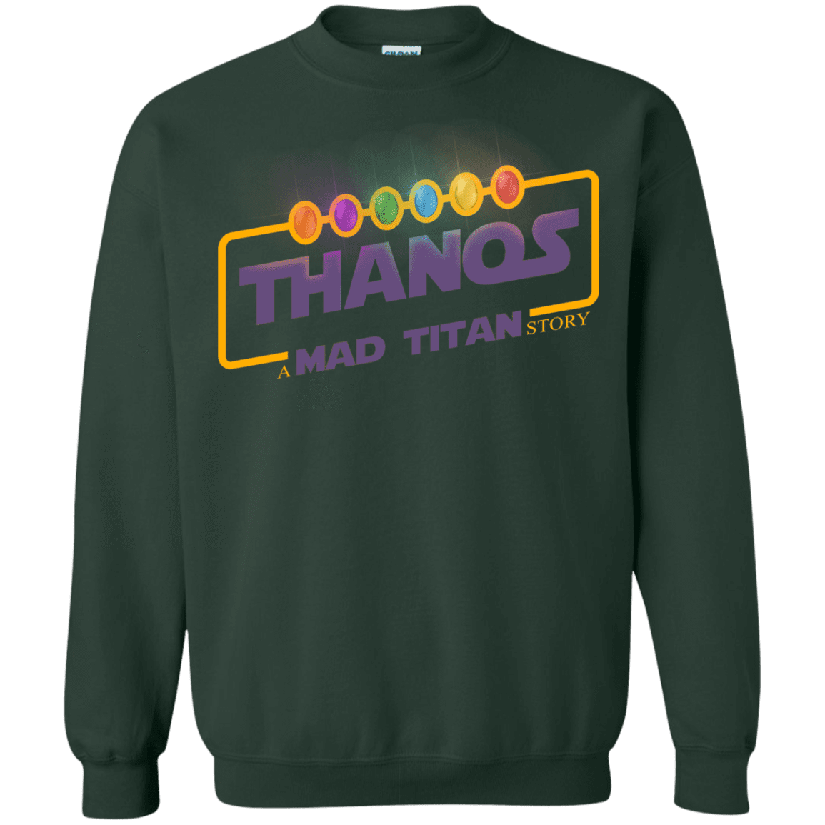 Sweatshirts Forest Green / S A Mad Titan Story Crewneck Sweatshirt