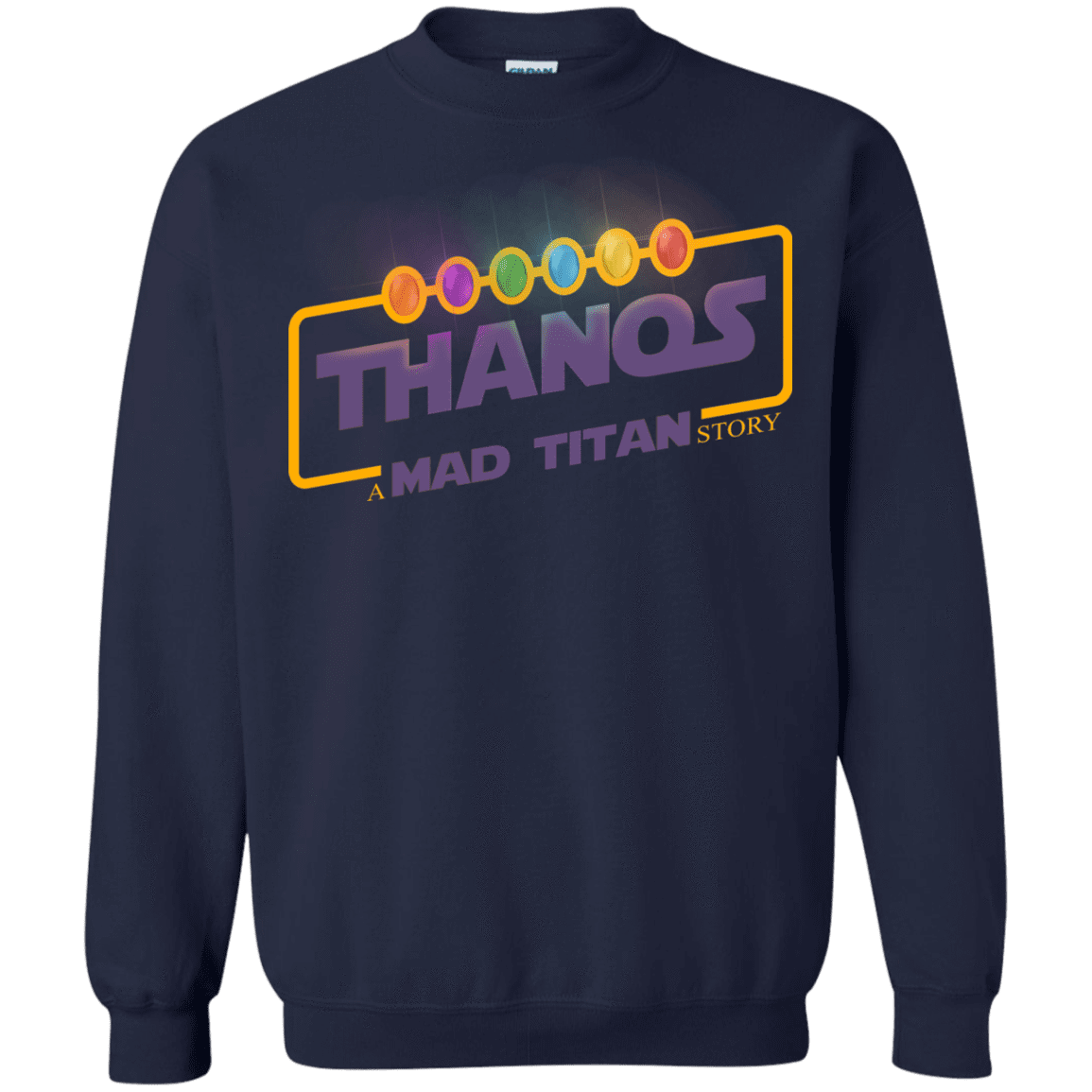 Sweatshirts Navy / S A Mad Titan Story Crewneck Sweatshirt