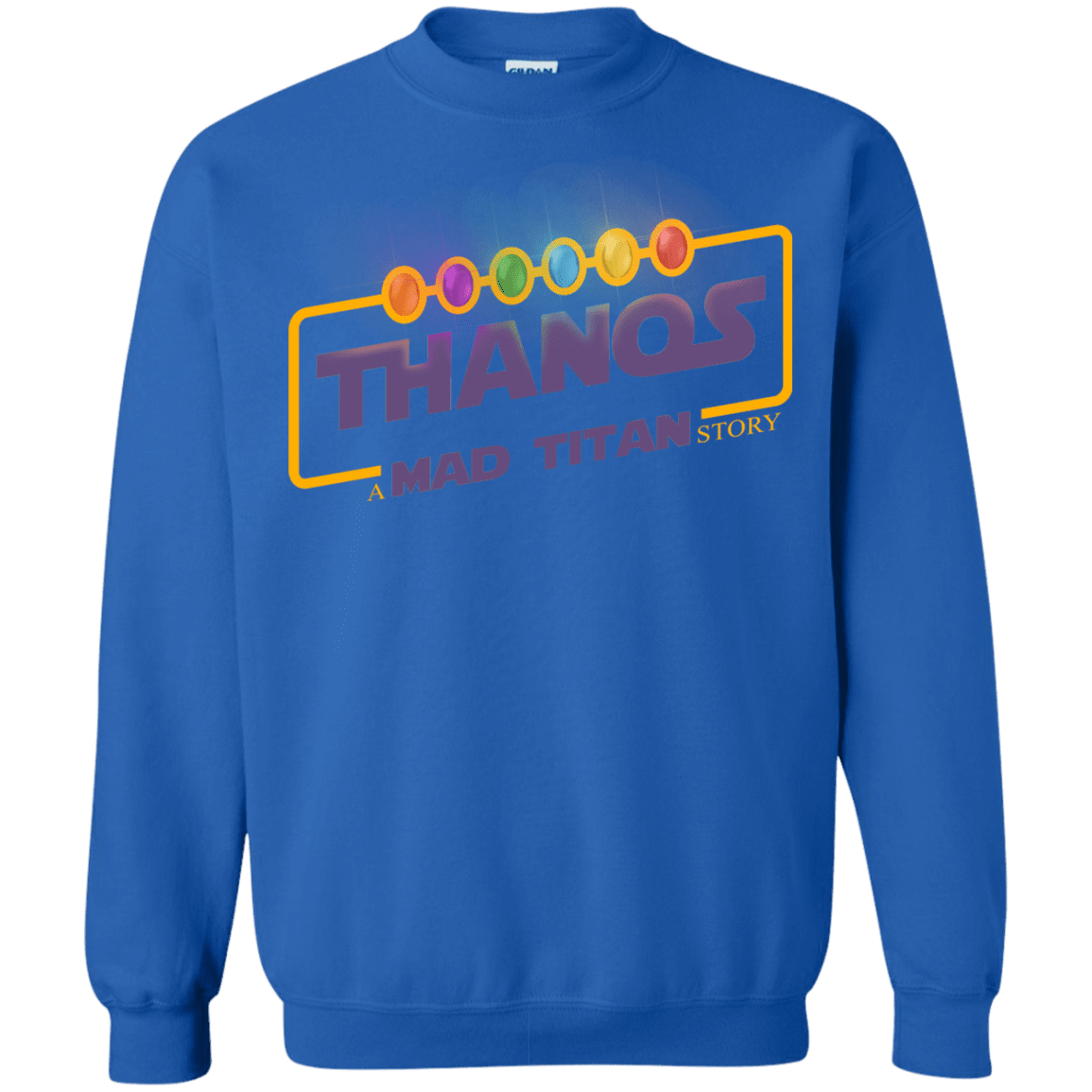 Sweatshirts Royal / S A Mad Titan Story Crewneck Sweatshirt