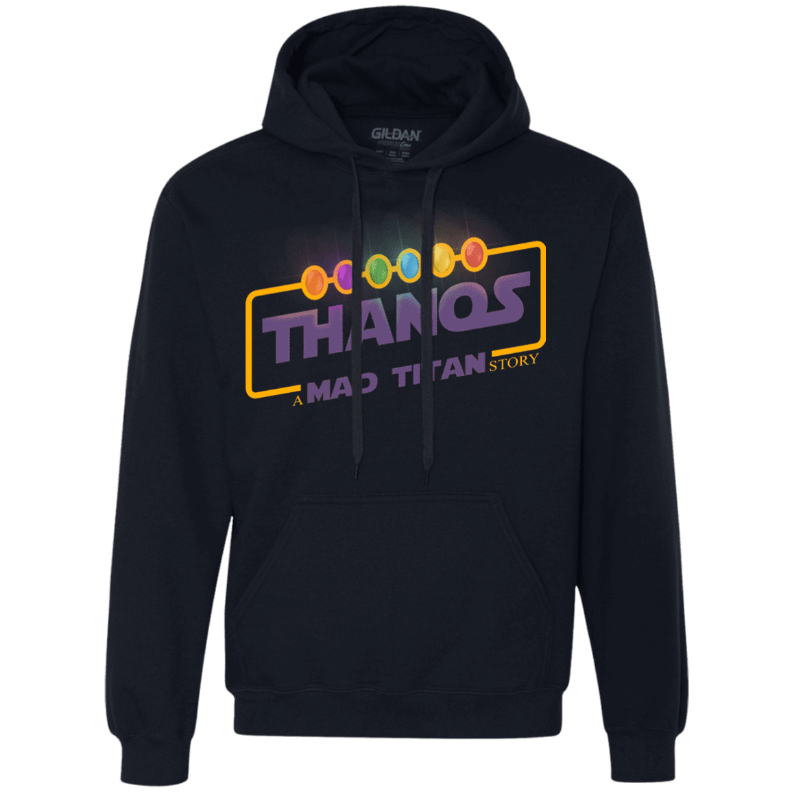 Sweatshirts Navy / S A Mad Titan Story Premium Fleece Hoodie
