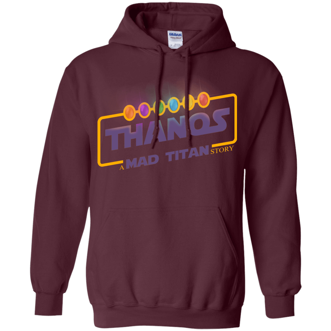 Sweatshirts Maroon / S A Mad Titan Story Pullover Hoodie