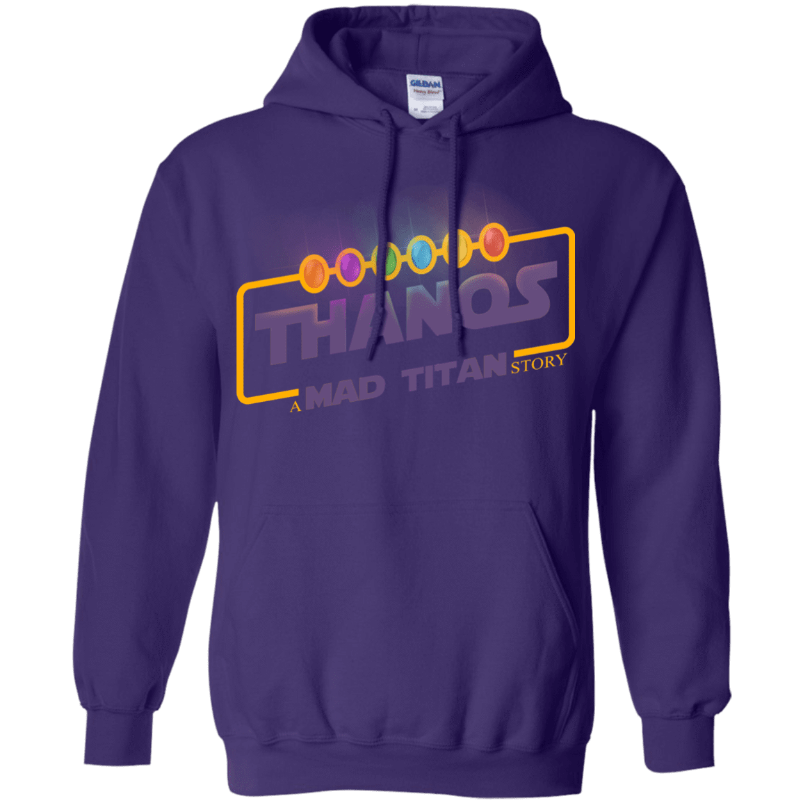 Sweatshirts Purple / S A Mad Titan Story Pullover Hoodie