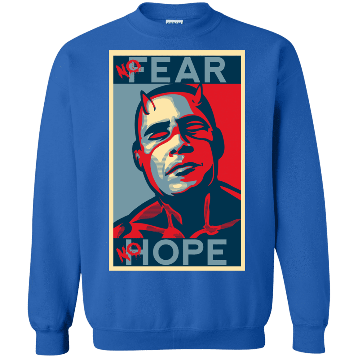 Sweatshirts Royal / Small A man with no fear Crewneck Sweatshirt