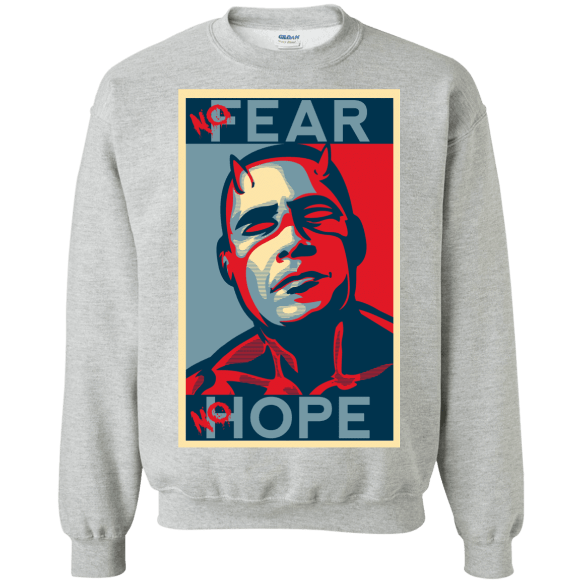 Sweatshirts Sport Grey / S A man with no fear Crewneck Sweatshirt