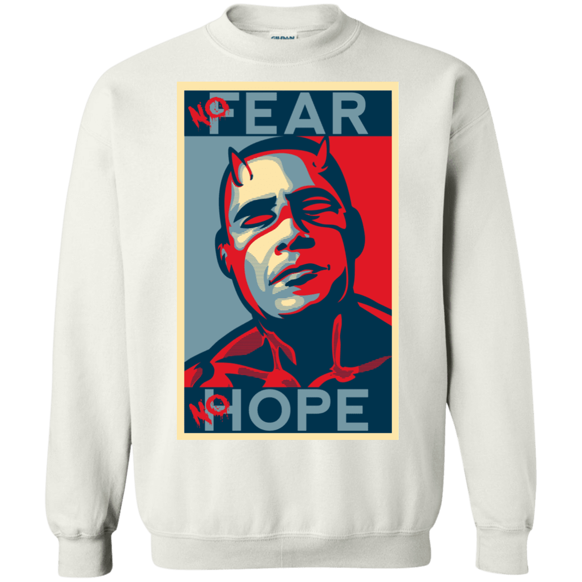 Sweatshirts White / S A man with no fear Crewneck Sweatshirt