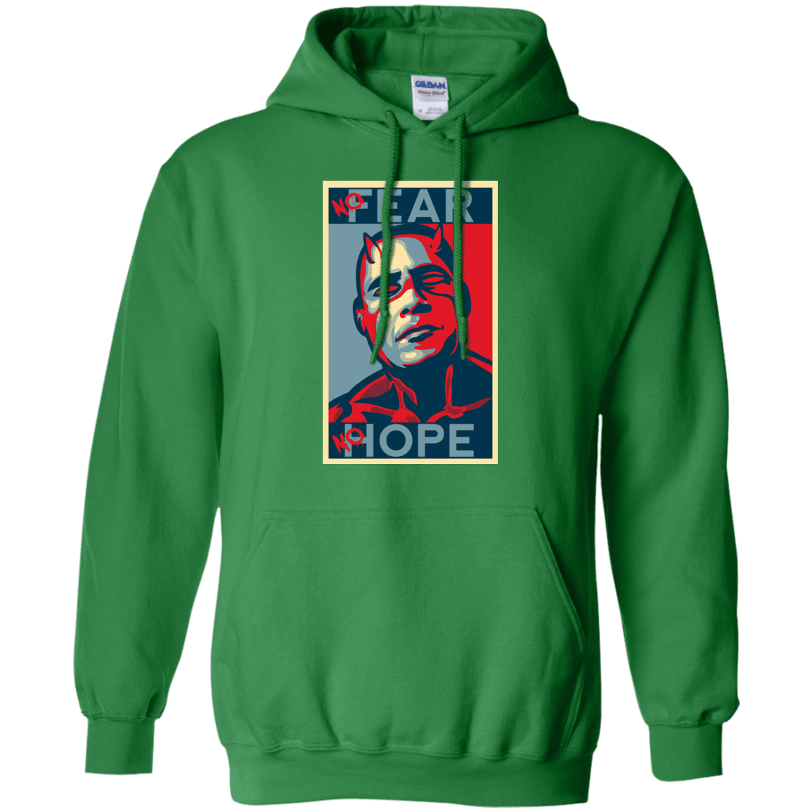 Sweatshirts Irish Green / Small A man with no fear Pullover Hoodie