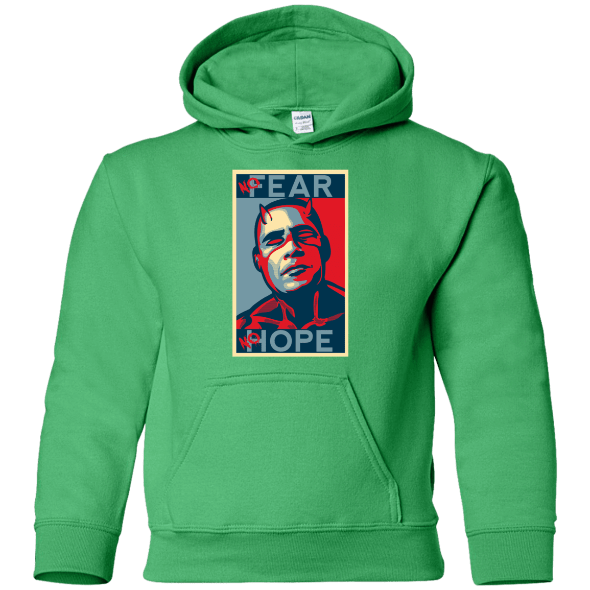 Sweatshirts Irish Green / YS A man with no fear Youth Hoodie