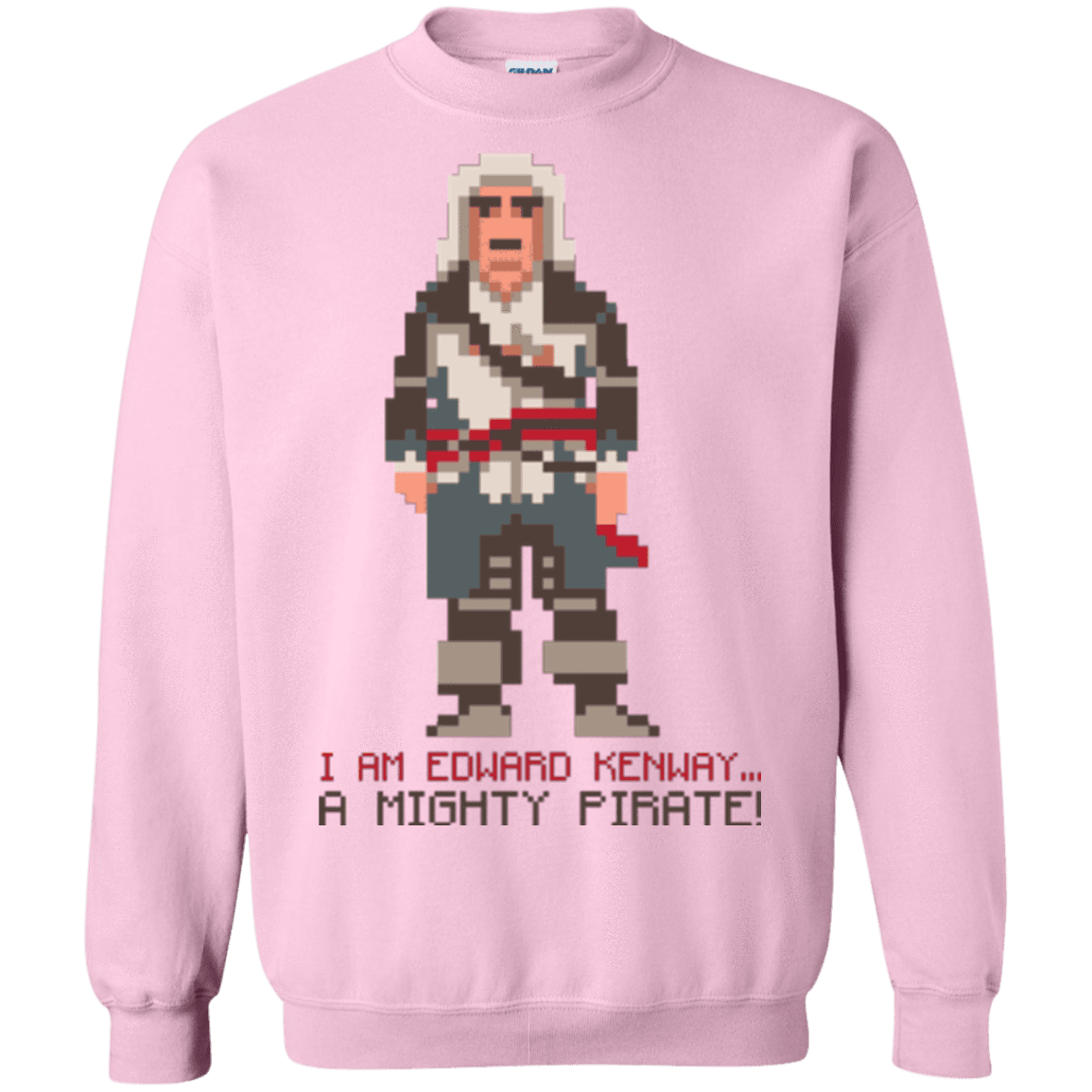 Sweatshirts Light Pink / Small A Mighty Pirate Crewneck Sweatshirt